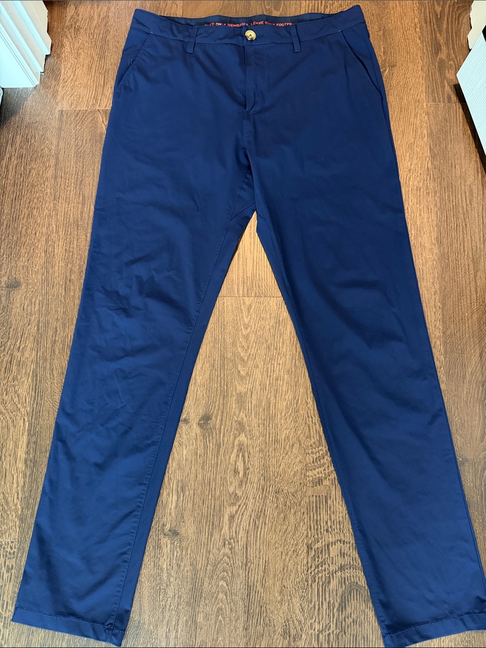 RHONE Navy Blue Slim Fit Commuter Tech Pants
